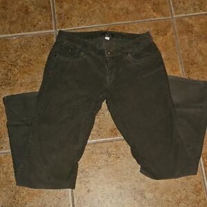 Banana Republic Women's Wide-Leg Jeans in Olive Green